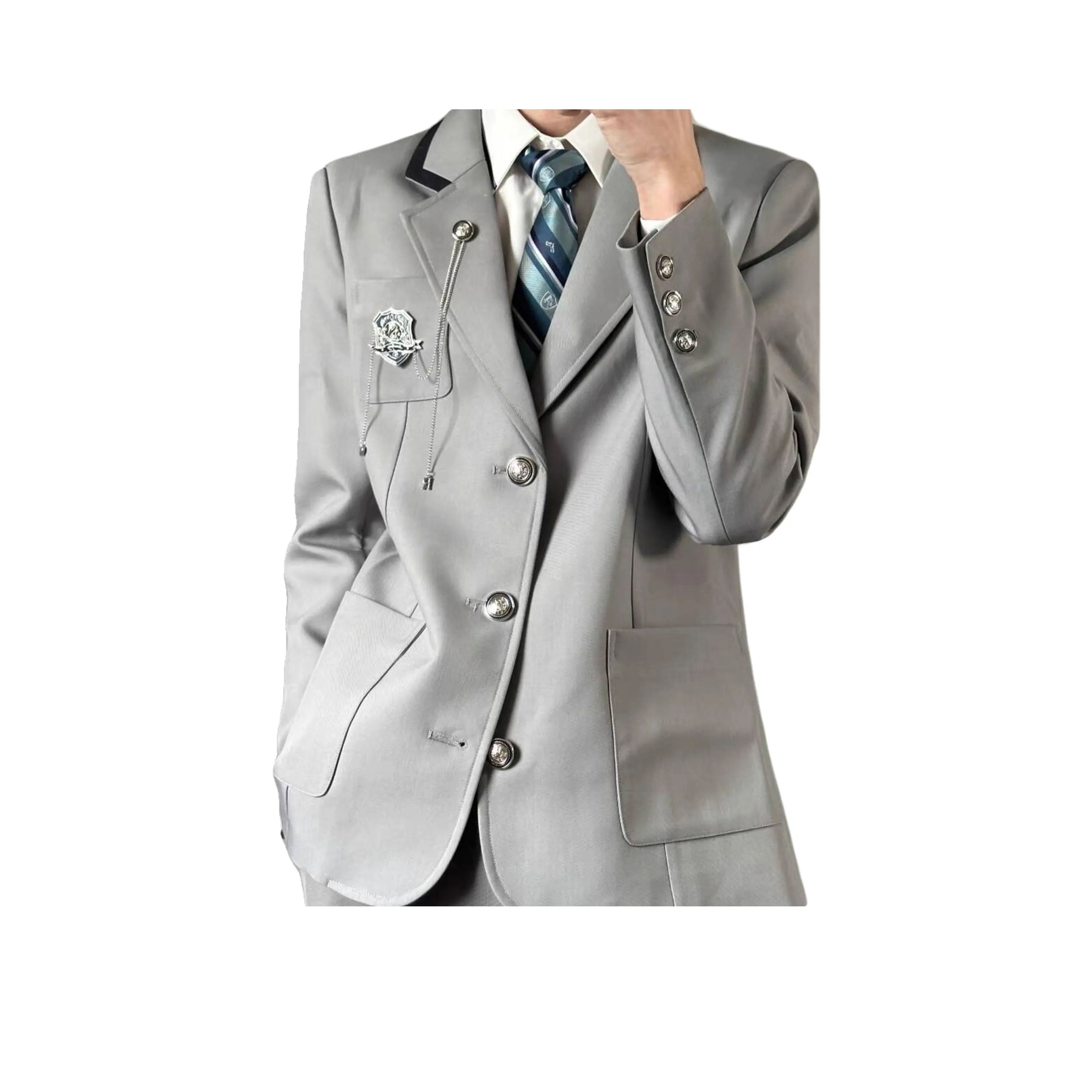 ZONEiD Серый Унисекс Деловые костюмы