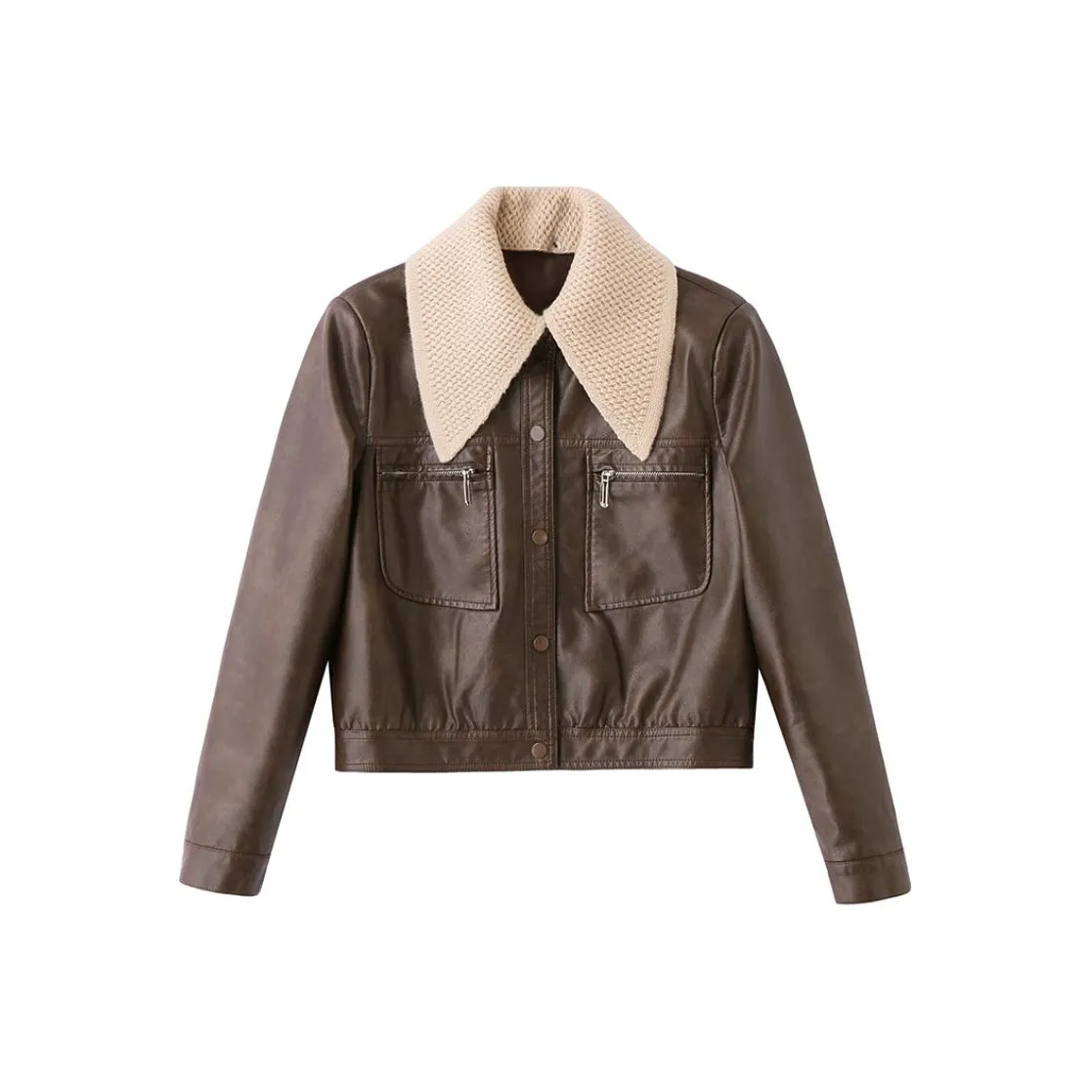 Yi Mengyuan Leather Jacket Women's