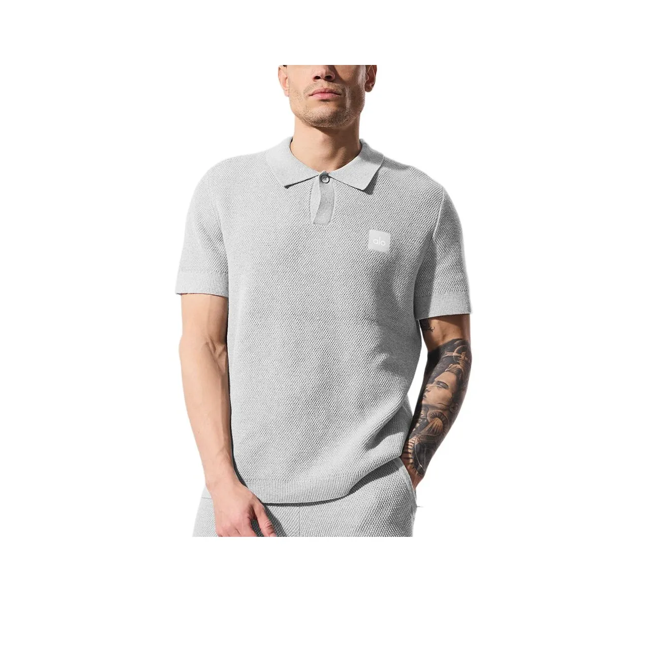 Alo Yoga Sports Club Свитер KNIT Поло Мужской