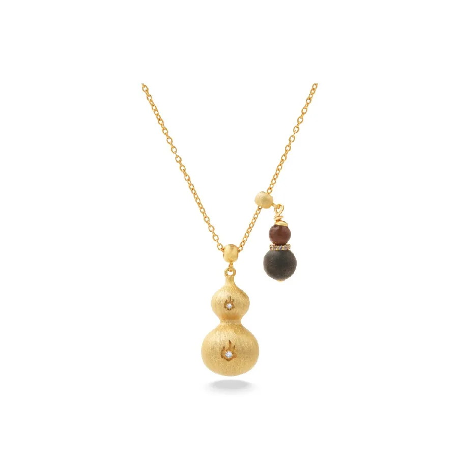 BAODEYI Copper Plated With 14k Gold Necklaces Unisex