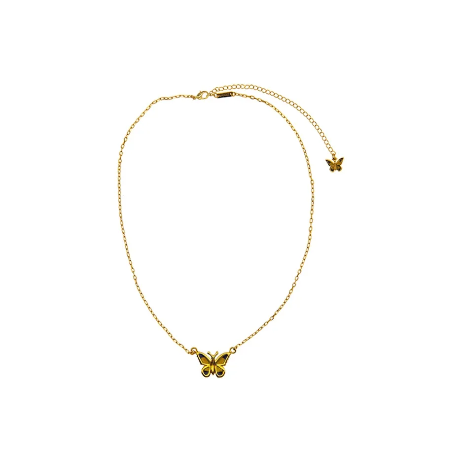 STUGAZI Медный 24K Золотой Покрытый Ожерелье Унисекс