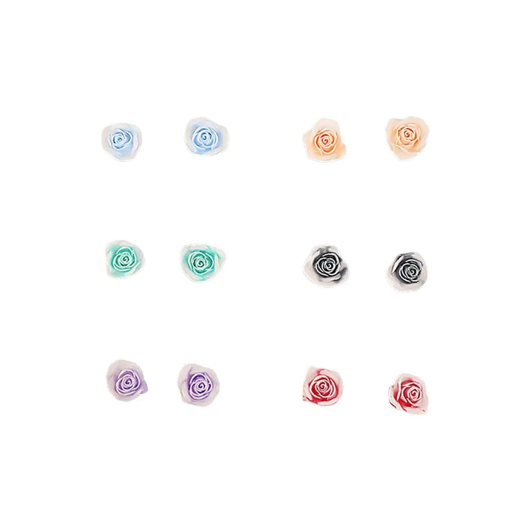 LINGJIE Пластик Серьги-гвоздики Унисекс