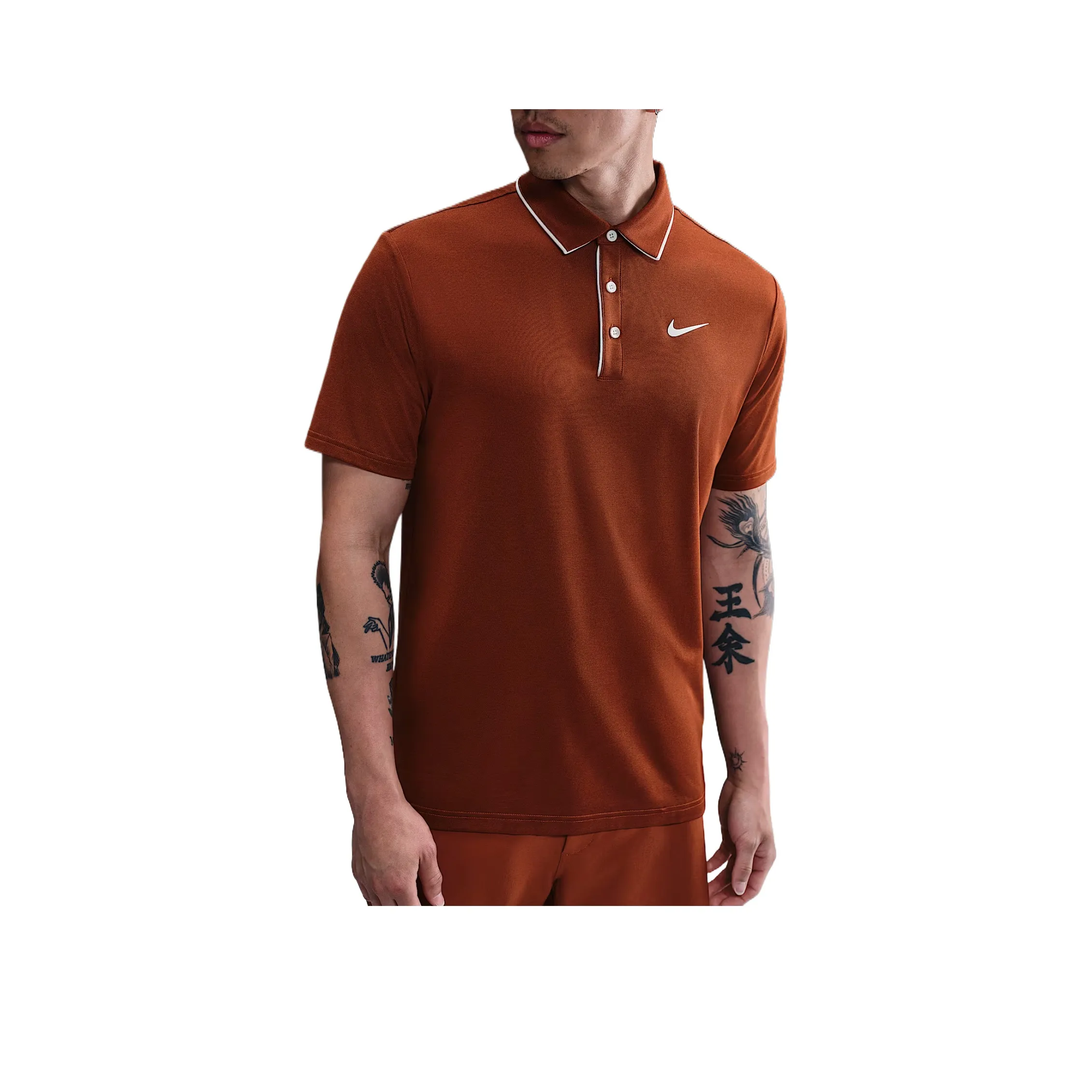 Nike Dri FitSwoosh Polo Shirt Men's Orange