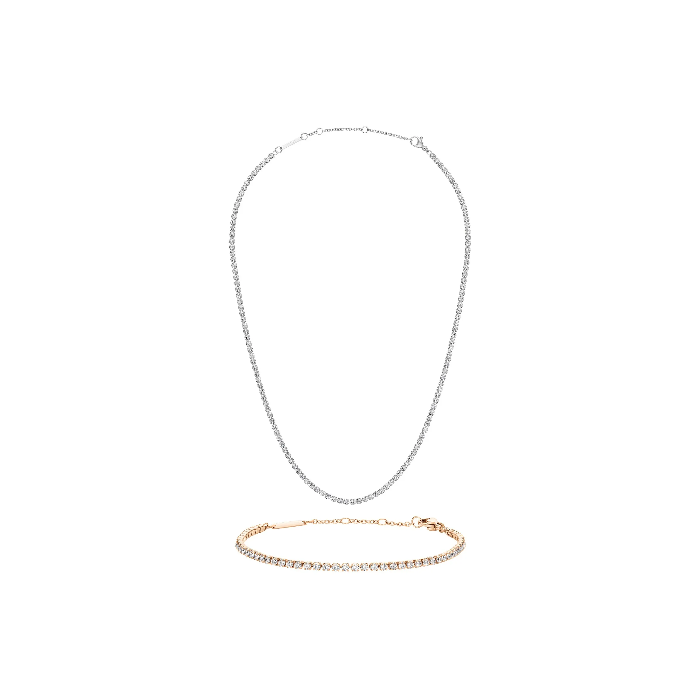 Daniel Wellington Alloy Starlight Tennis Necklace Unisex
