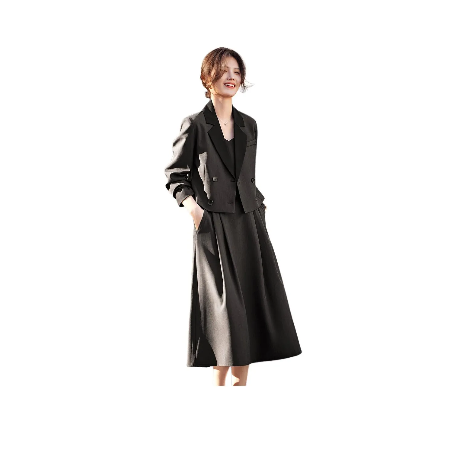 XWI Комплект с юбкой Женские Темно-серый