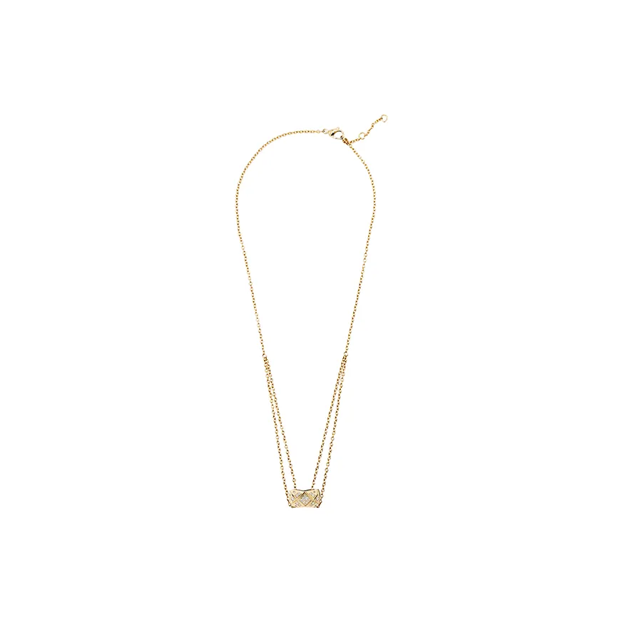 CHANEL CoCo Crush Necklaces Unisex Yellow