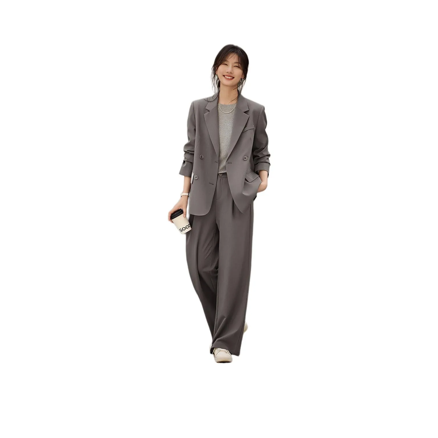 XWI Business Suit Women's Elegant Gray