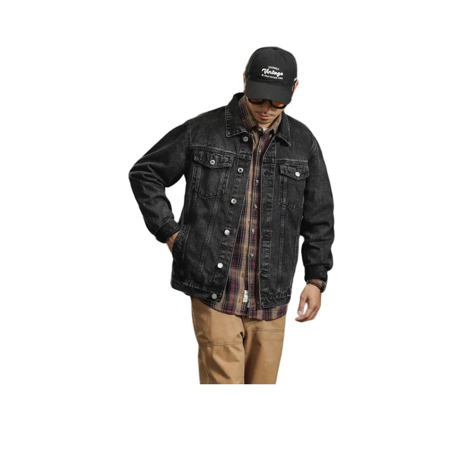 MG Черный Унисекс Джинсовые Куртки