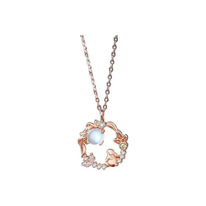 LOVE WHEEL S925 Silver Necklaces Women's