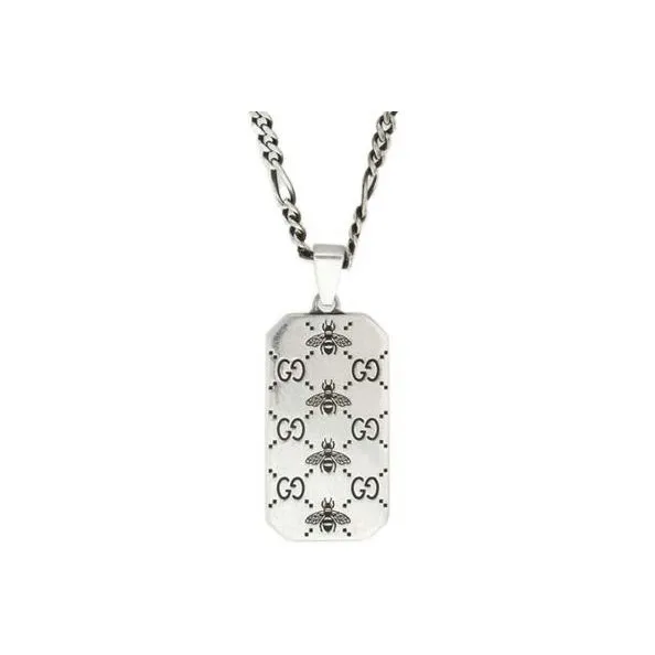 GUCCI Gg Supreme Pendant Necklace