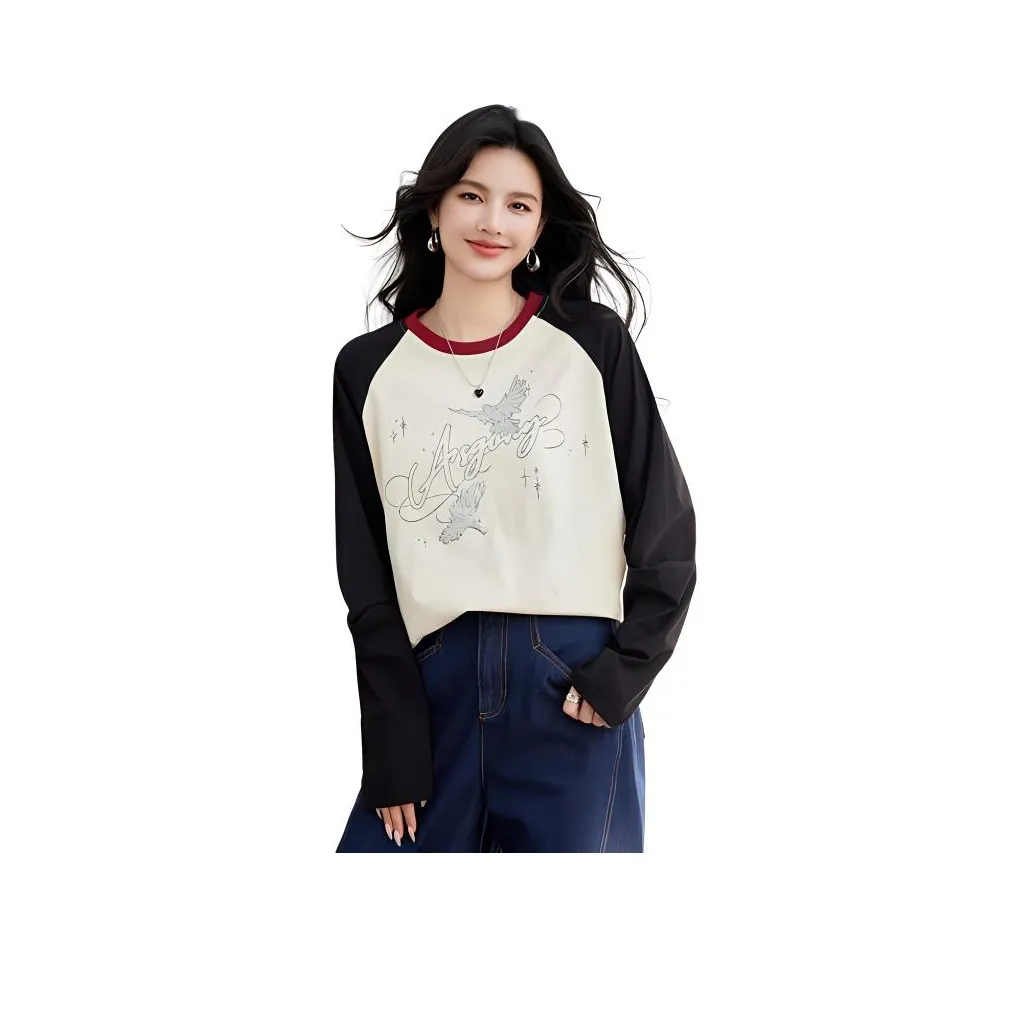 La Chapelle T-Shirts Women's Apricot Black