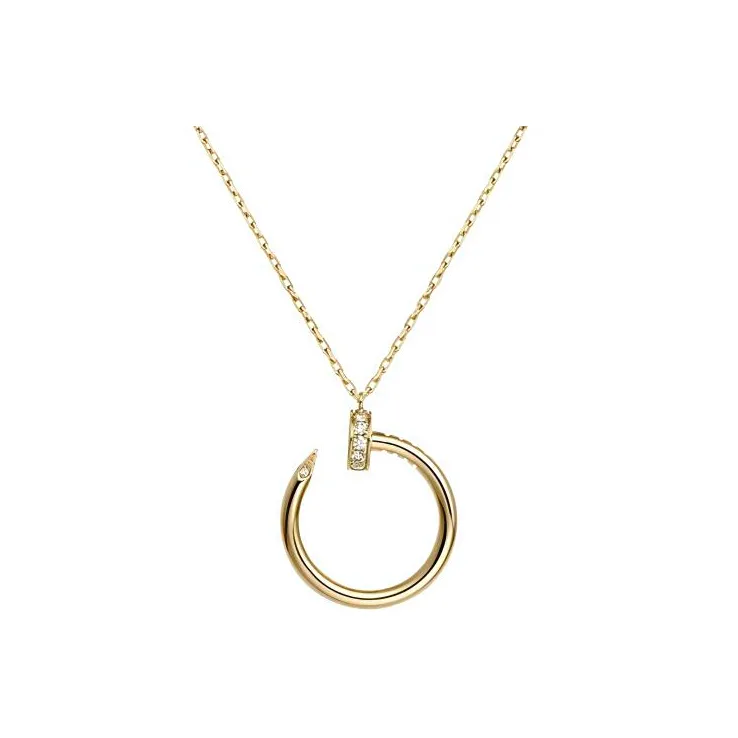 CARTIER 18K Gold Necklaces Unisex Gold