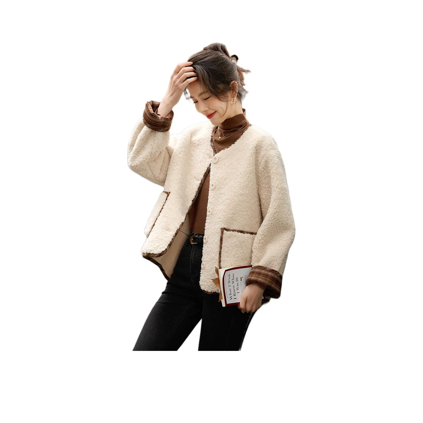 Like The Age Of Water Зимний Бархат Feel Куртка Женские Экрю