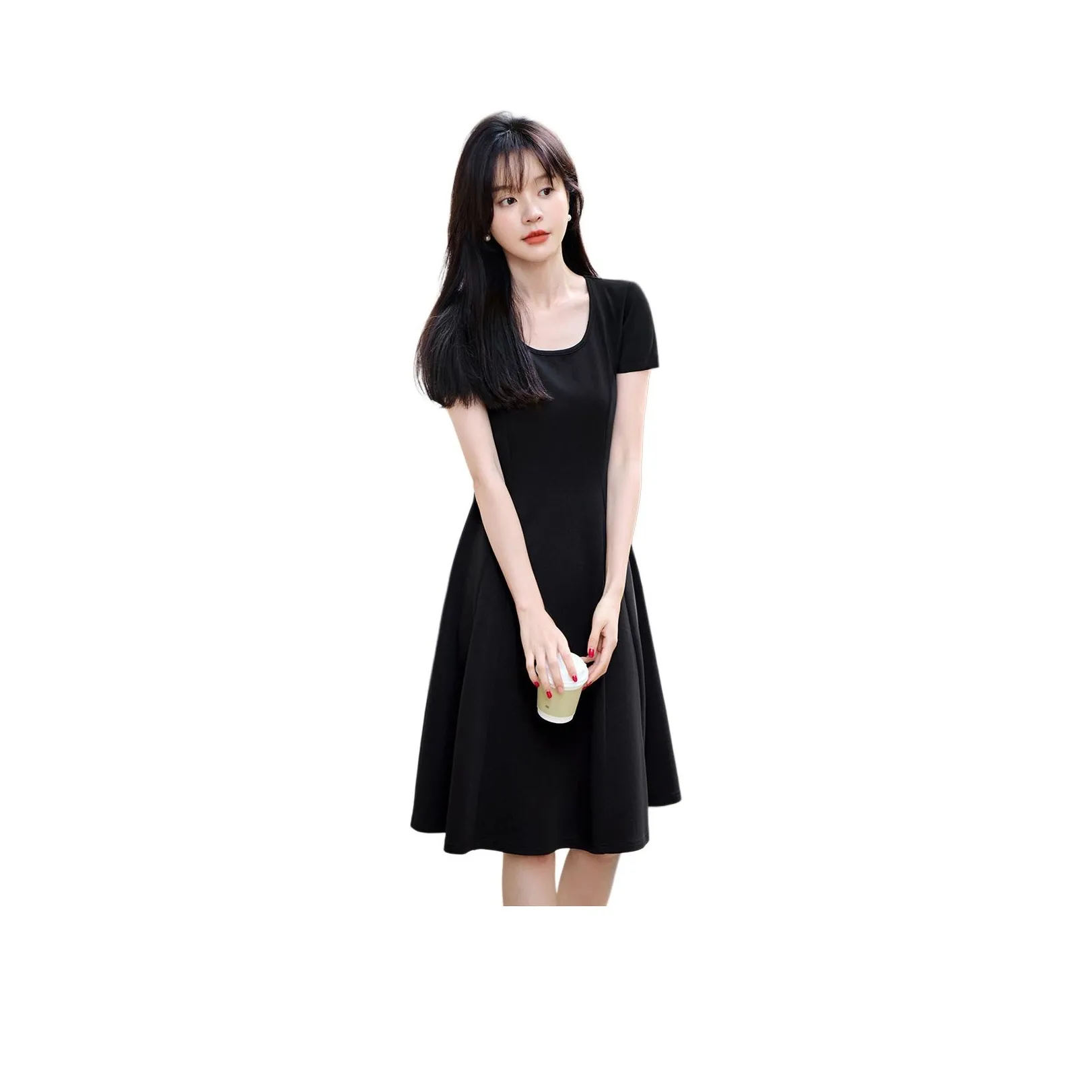 Mo Han Yi Mei Короткий рукав Платье Женское