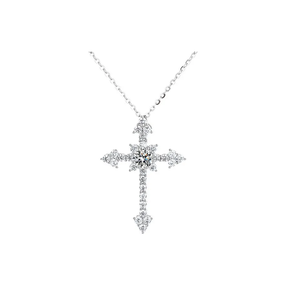 ICEGANG S925 Sterling Silver Moissanite Necklaces Unisex