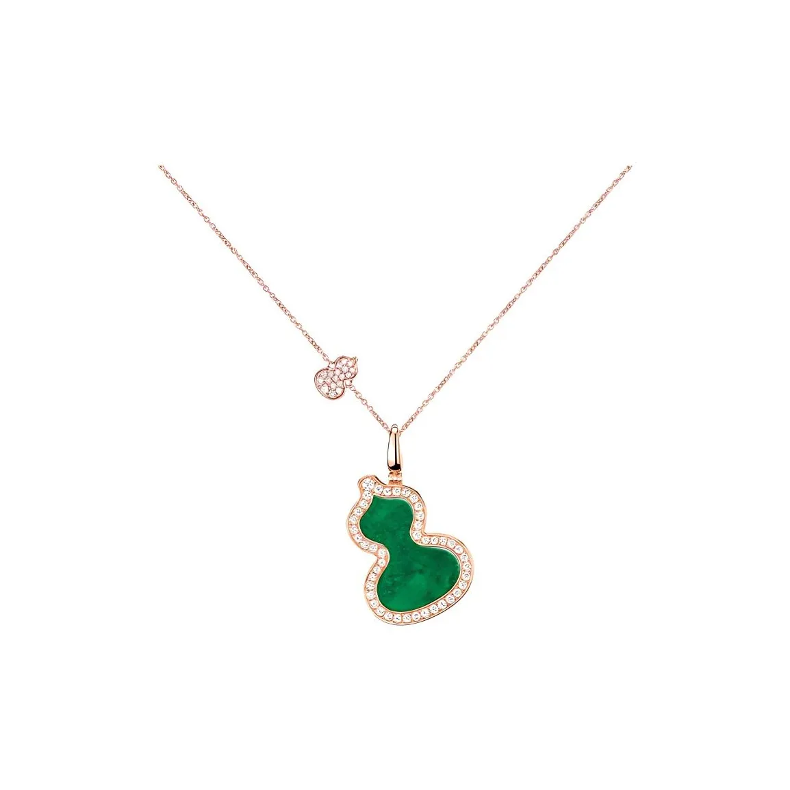 Qeelin Wulu Necklace Collection 18K Rose Gold Necklaces Women's