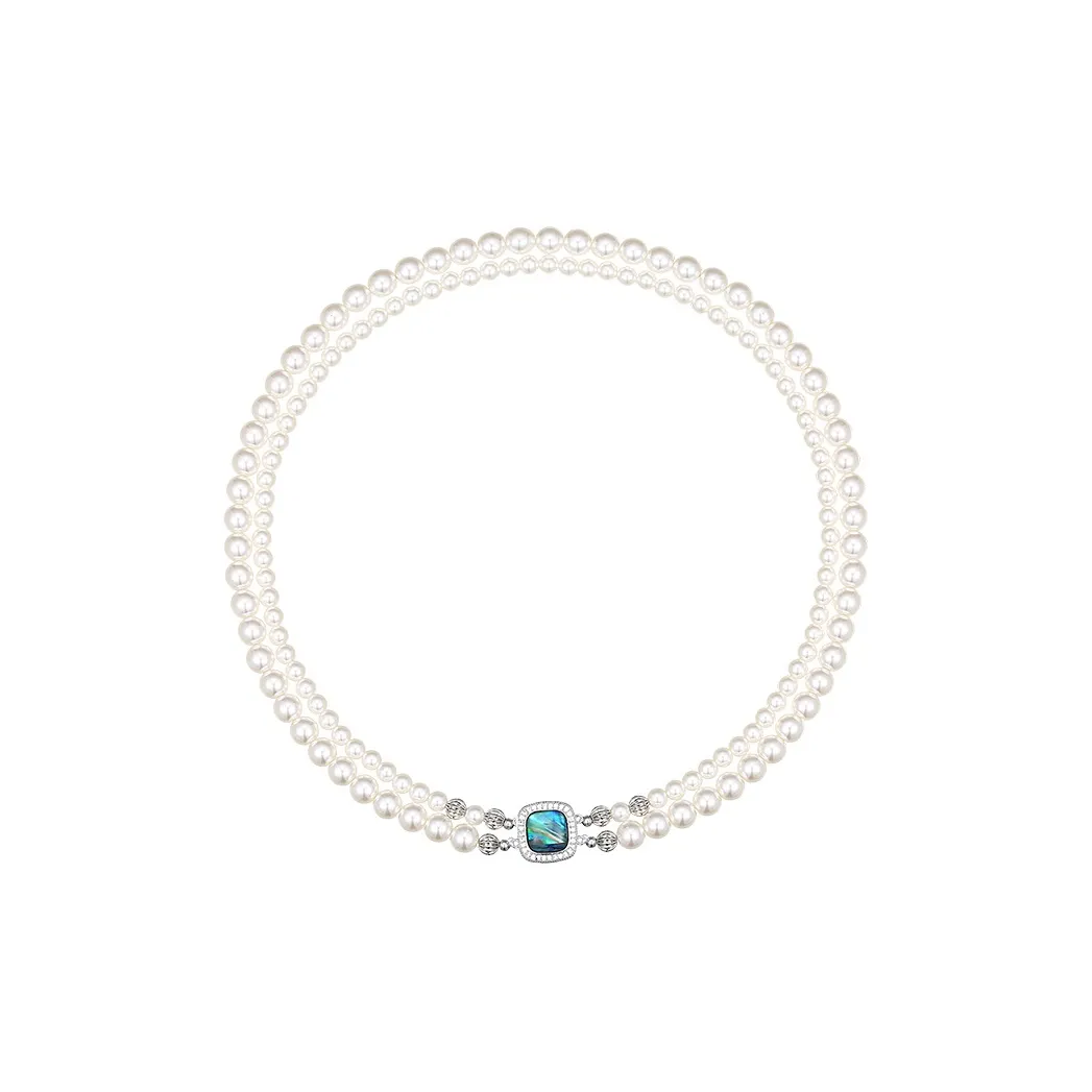 Фиолетовые искусственные жемчужные ожерелья для женщин