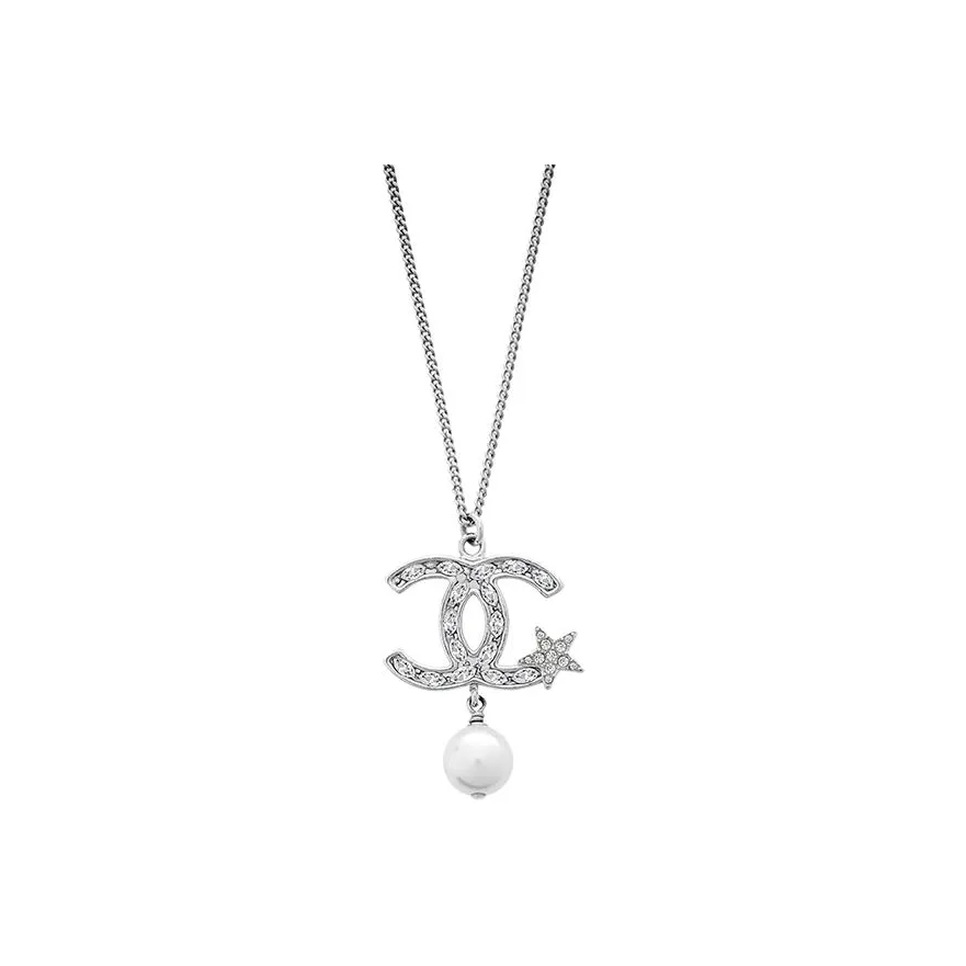 CHANEL 2014 Cc Faux-pearl Necklace
