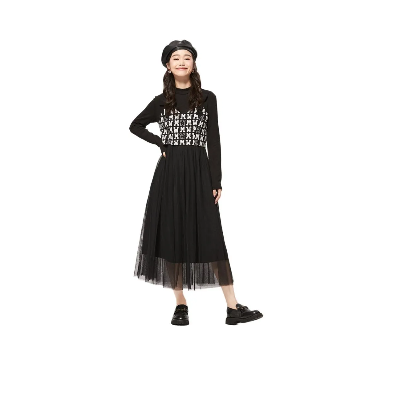 EICHITOO Комплект с юбкой Женские Черный узор