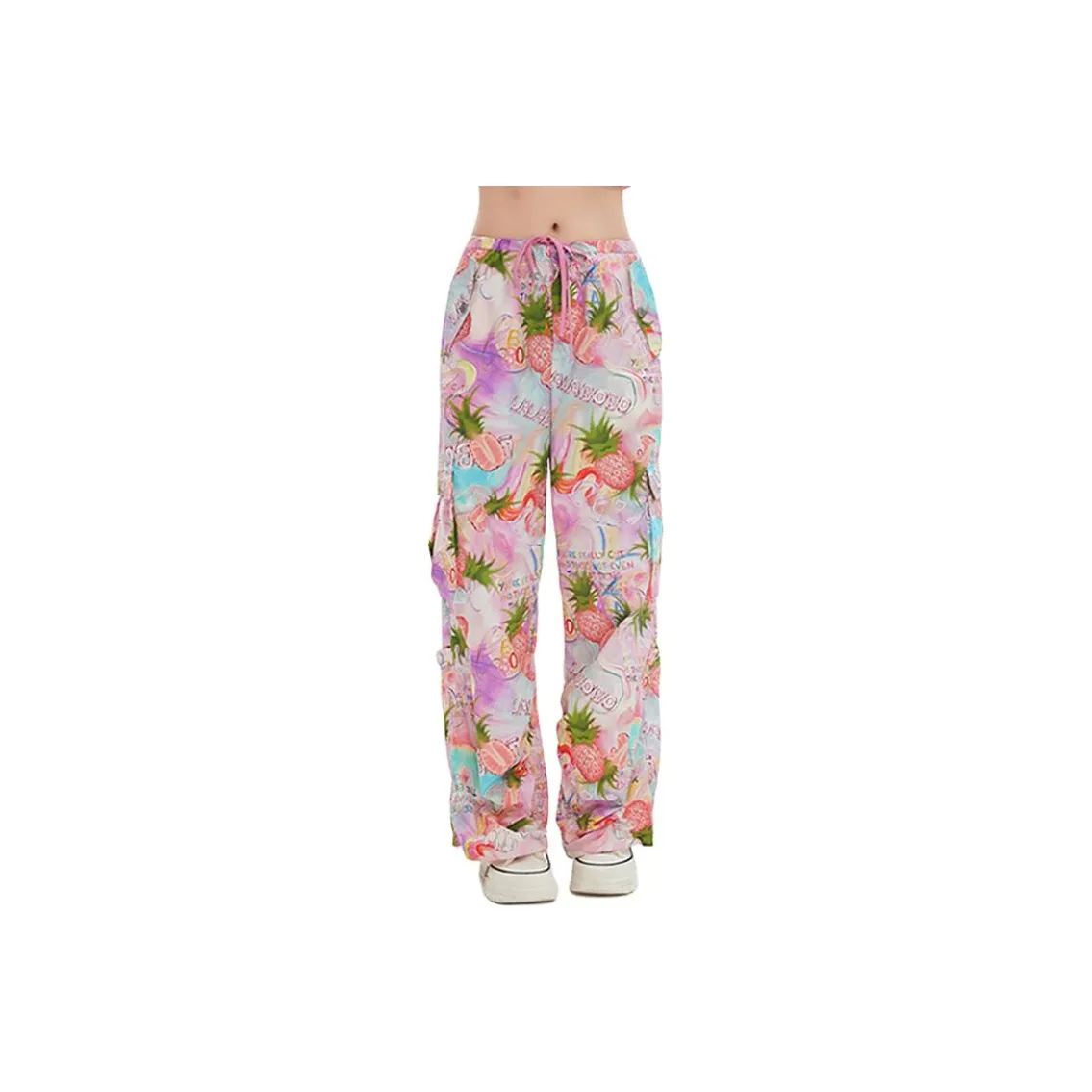 LALABOBO Розовые Женские Повседневные Брюки