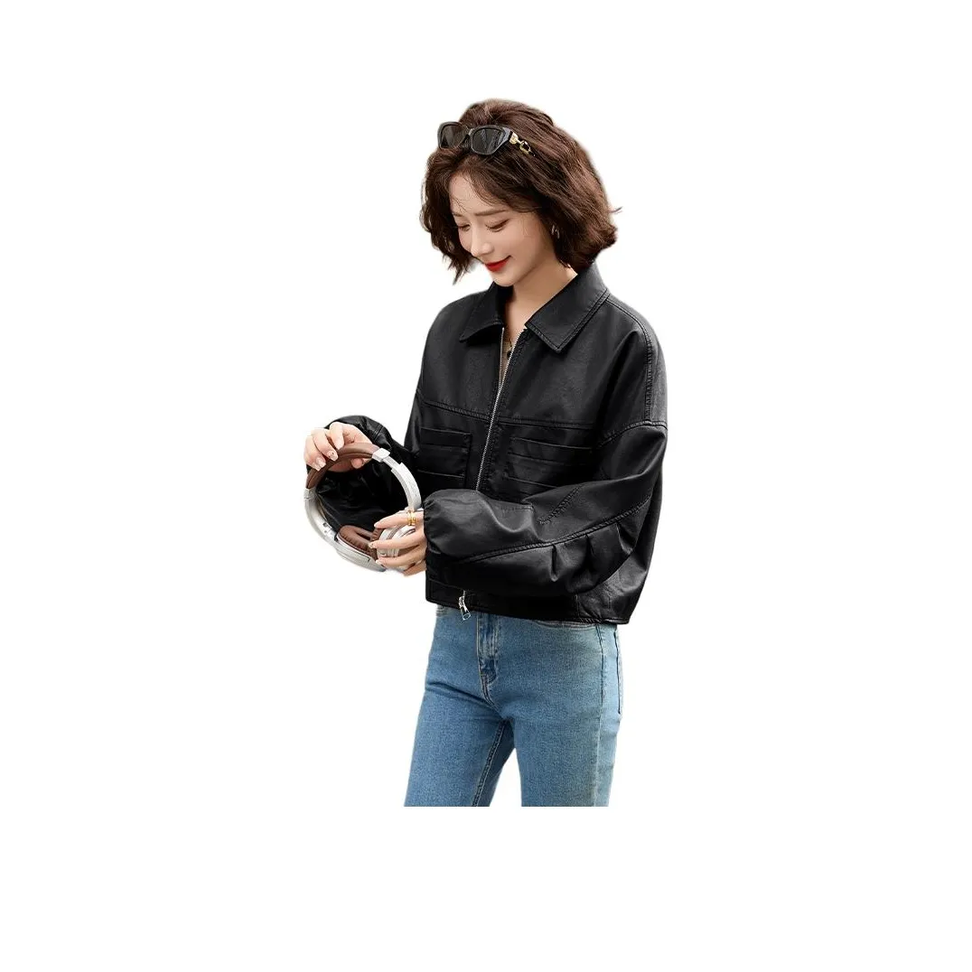 Yi Mengyuan Leather Jacket Women's
