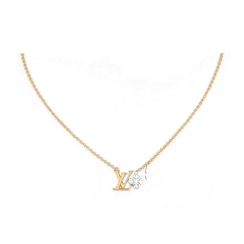 LOUIS VUITTON Metal Necklaces Women's Gold