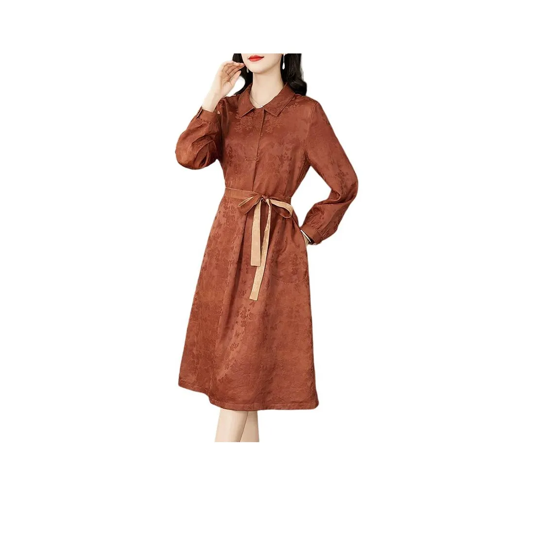 Yi Mengyuan Long Sleeved Dress Women's
