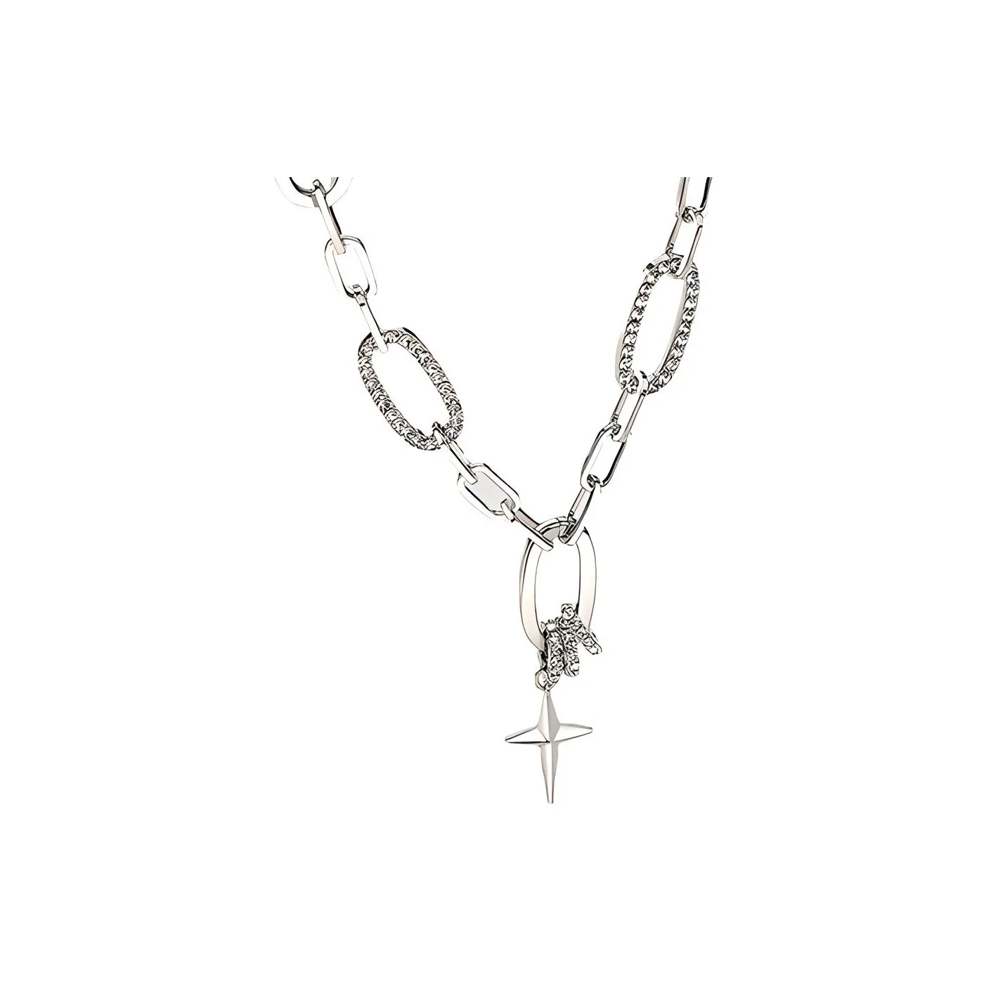 West Island Титановая сталь Ожерелье Серебряное Женское