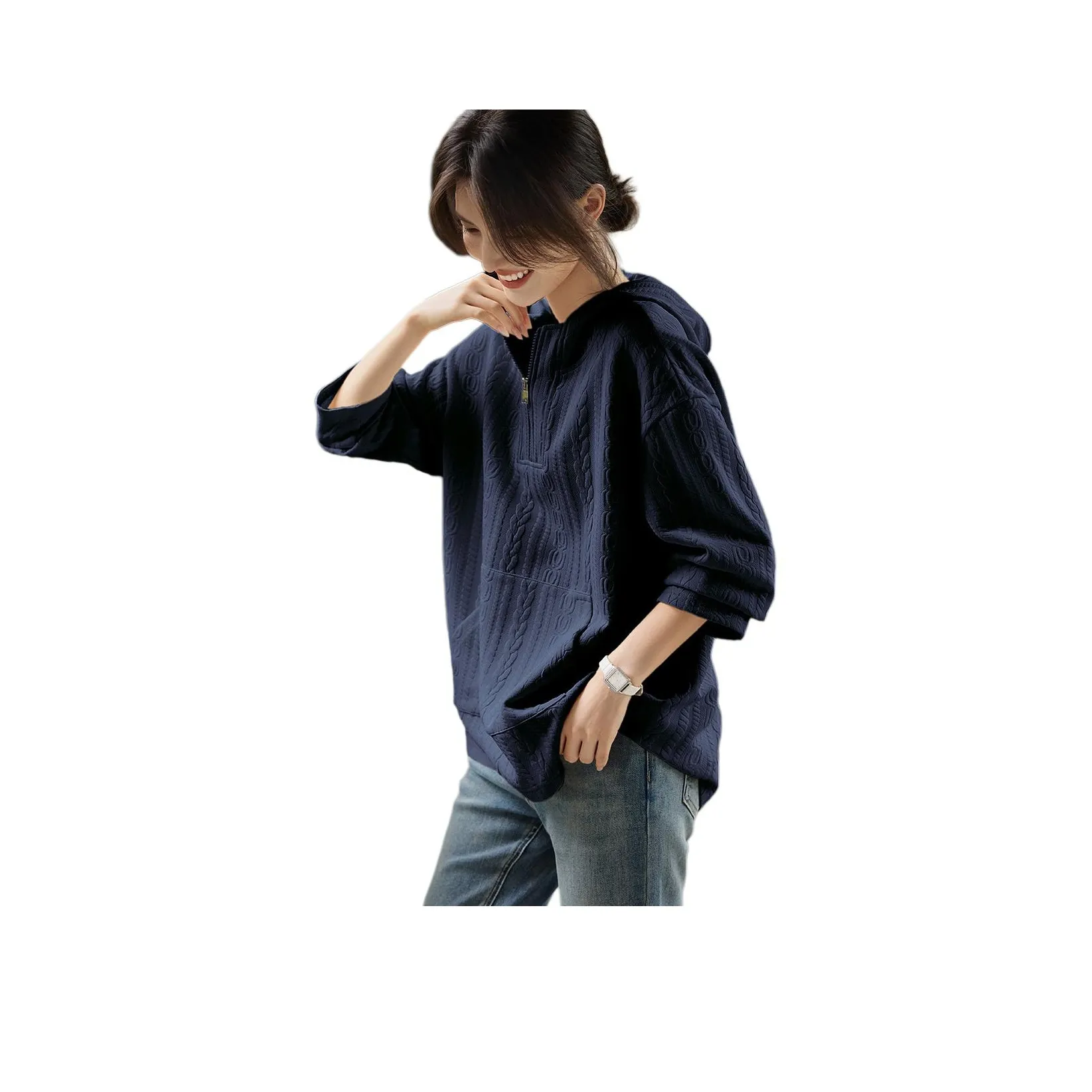 XWI Толстовка Женская Темно-Синяя