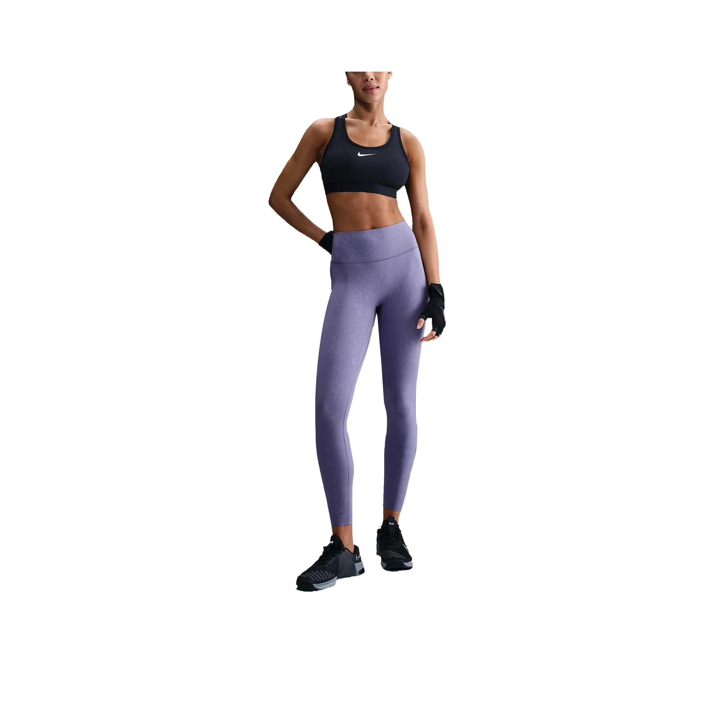 Nike Universa Women's High Waisted 7/8 Floral Leggings With No Front Seam