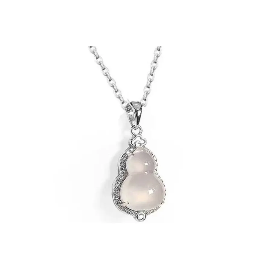 NAME.S Chalcedony Jade Necklaces Women's