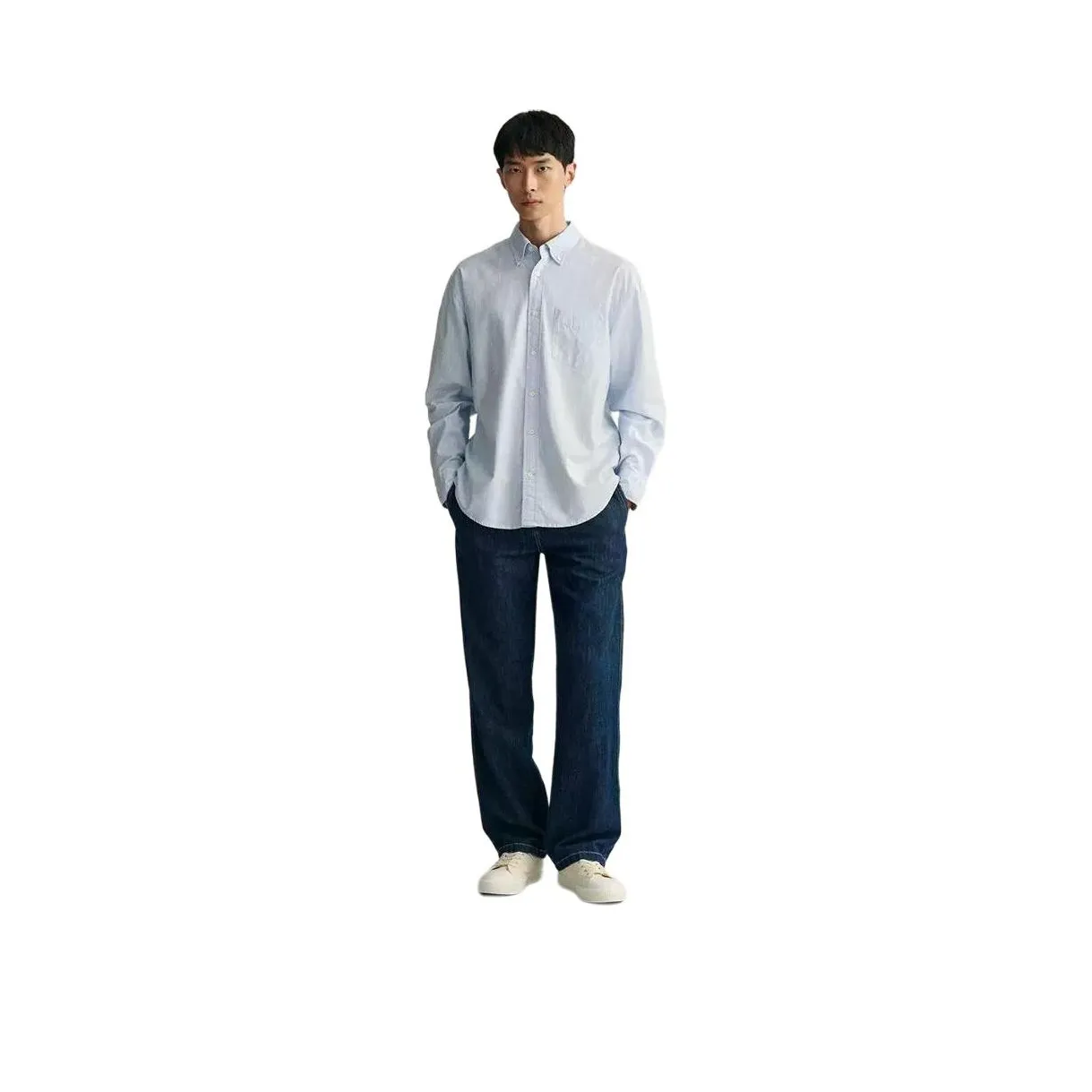 GANT Shirts Men's 406 Sky Blue