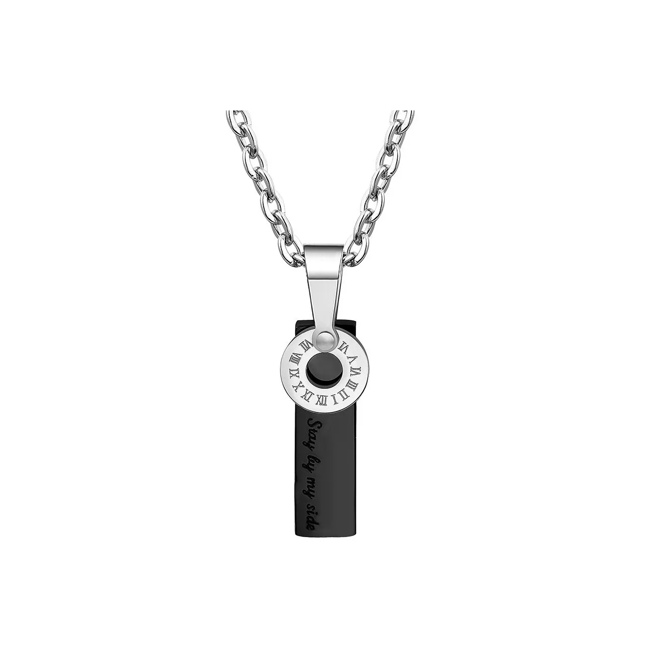 DH7 Титановые стальные ожерелья унисекс