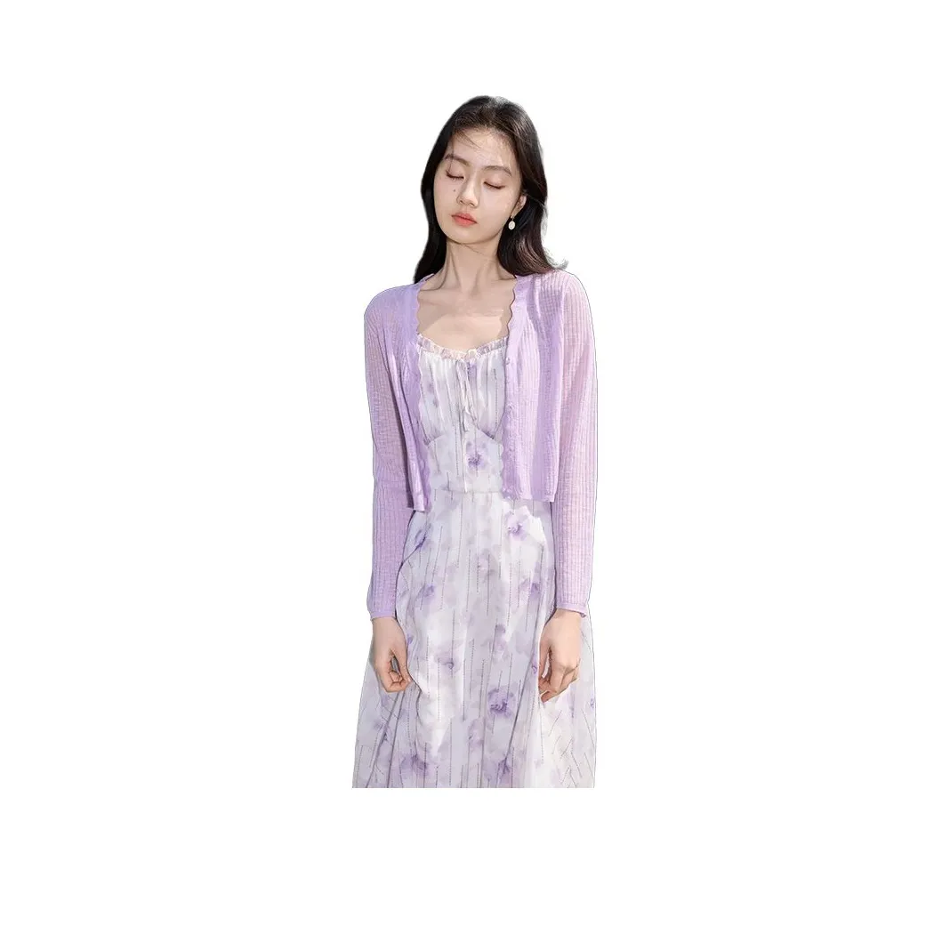 XIANGYING Knitwear Women's Purple