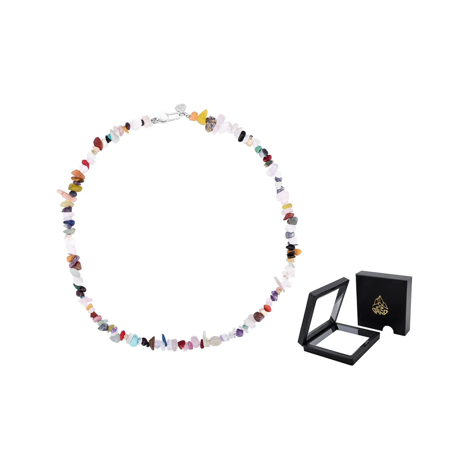 ICEGANG Каменные ожерелья унисекс