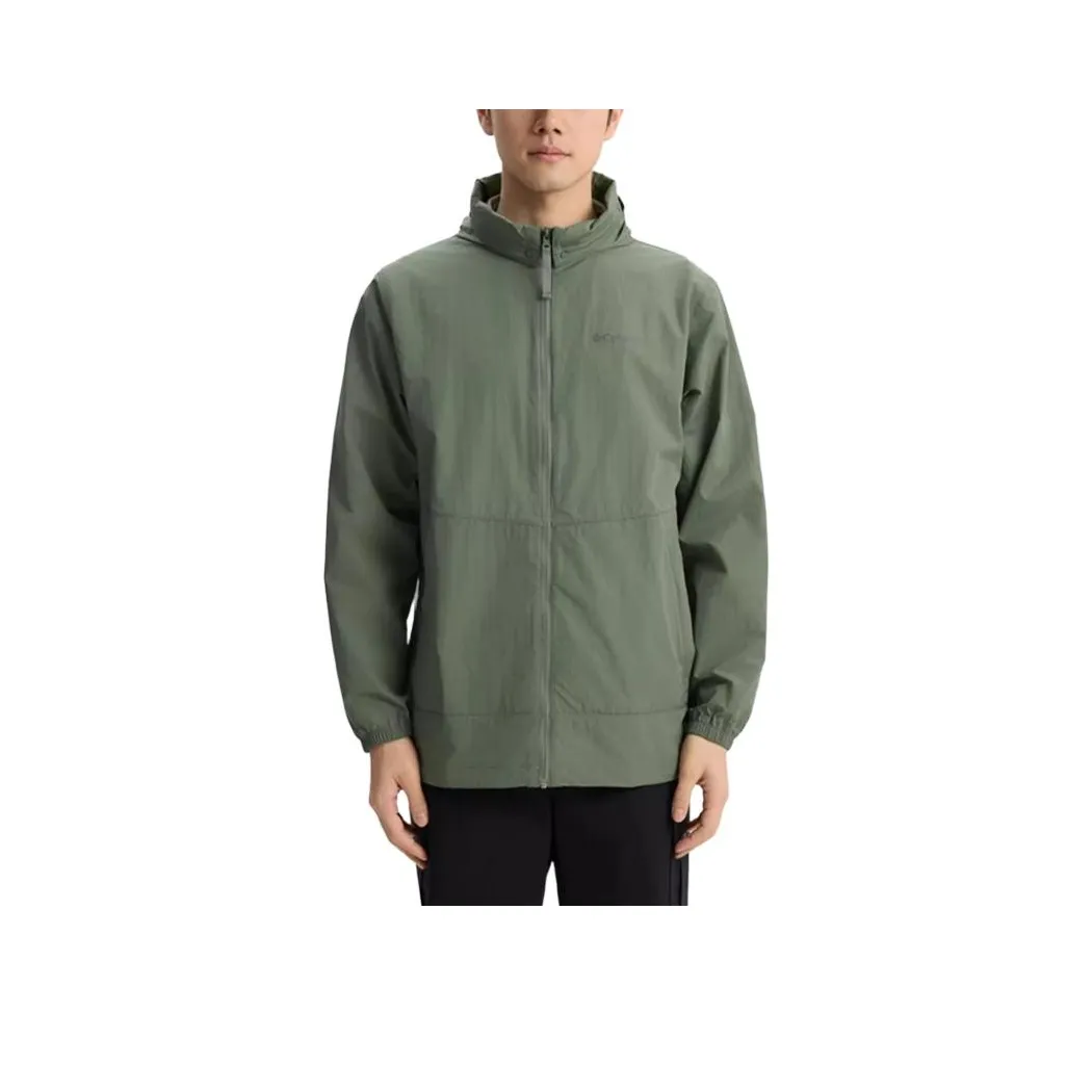 Columbia совместный бренд Дышащий Быстросохнущий Устойчивый к истиранию Защита от ультрафиолета Охлаждающий Защита от солнца Мужской Армейский зеленый