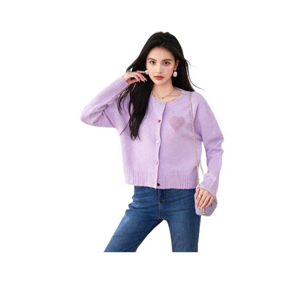 La Chapelle Knitwear Women's Purple