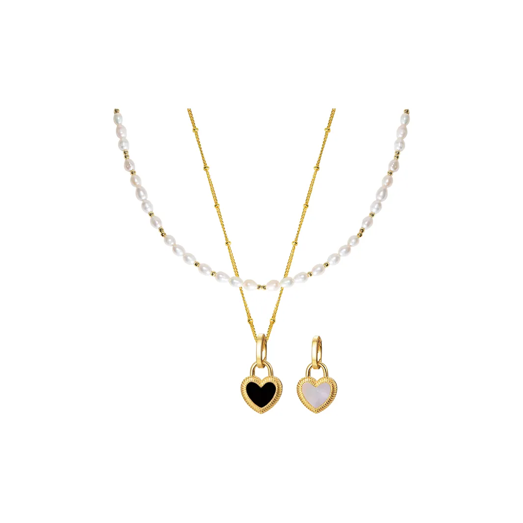IDOKAWA Freshwater Pearl Necklaces Women's Birthday Box Girlfriend Anniversary Confession And Declaration