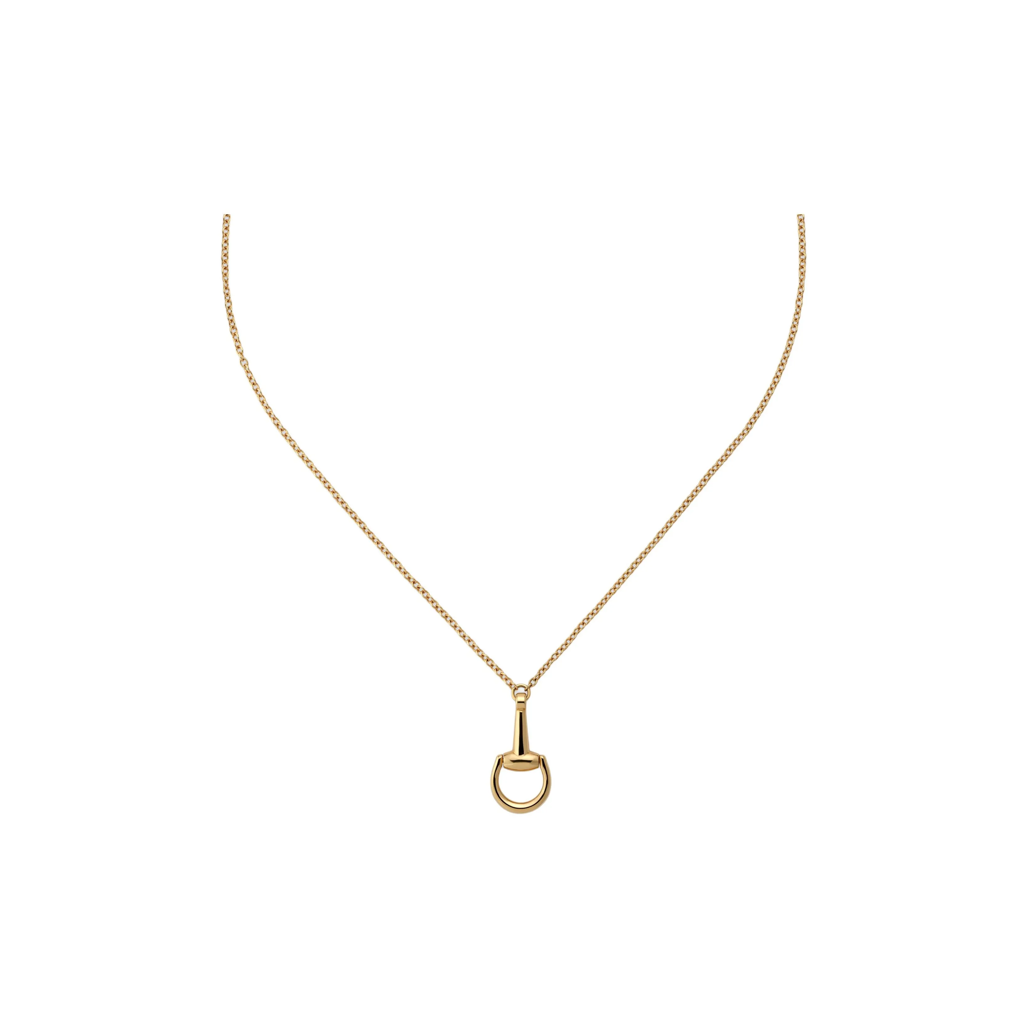 GUCCI 18K HORSEBIT CHAIN NECKLACE