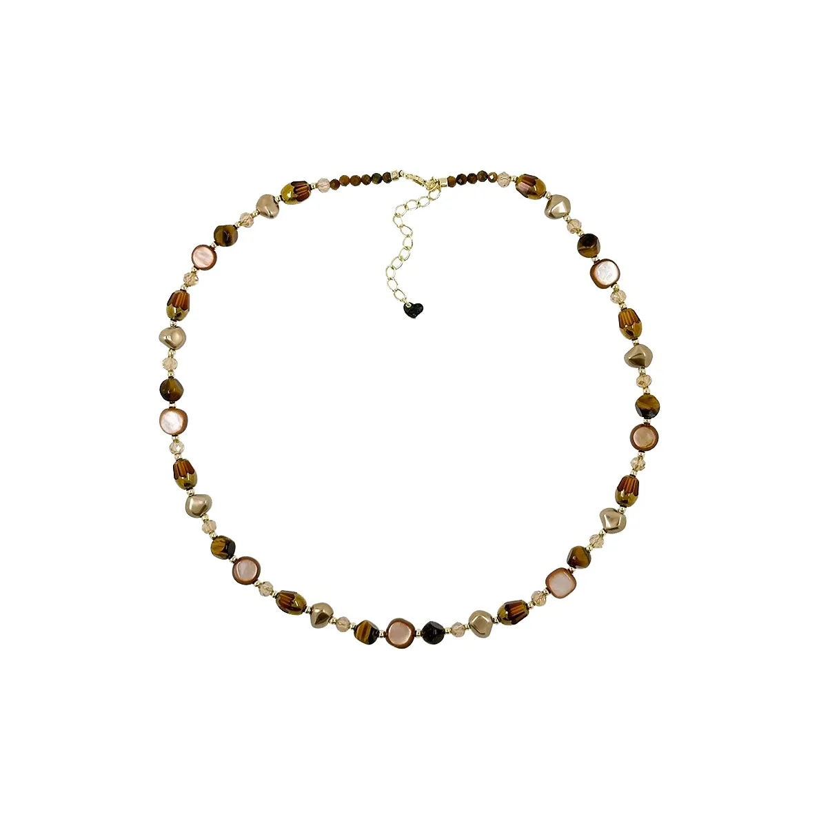 ONEKISS Gold Plated Copper Glass Necklaces Women's