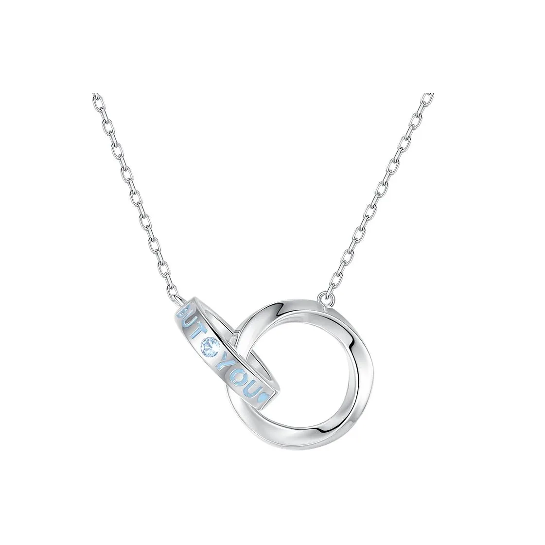 TWINKLE ANGEL 925 Sterling Silver Necklaces Unisex