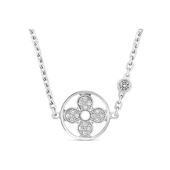 LOUIS VUITTON Idylle Blossom Pendant White Gold And Diamonds