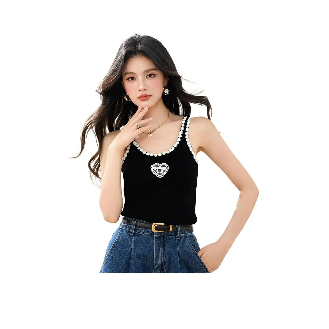 La Chapelle Tank Tops Women's Black