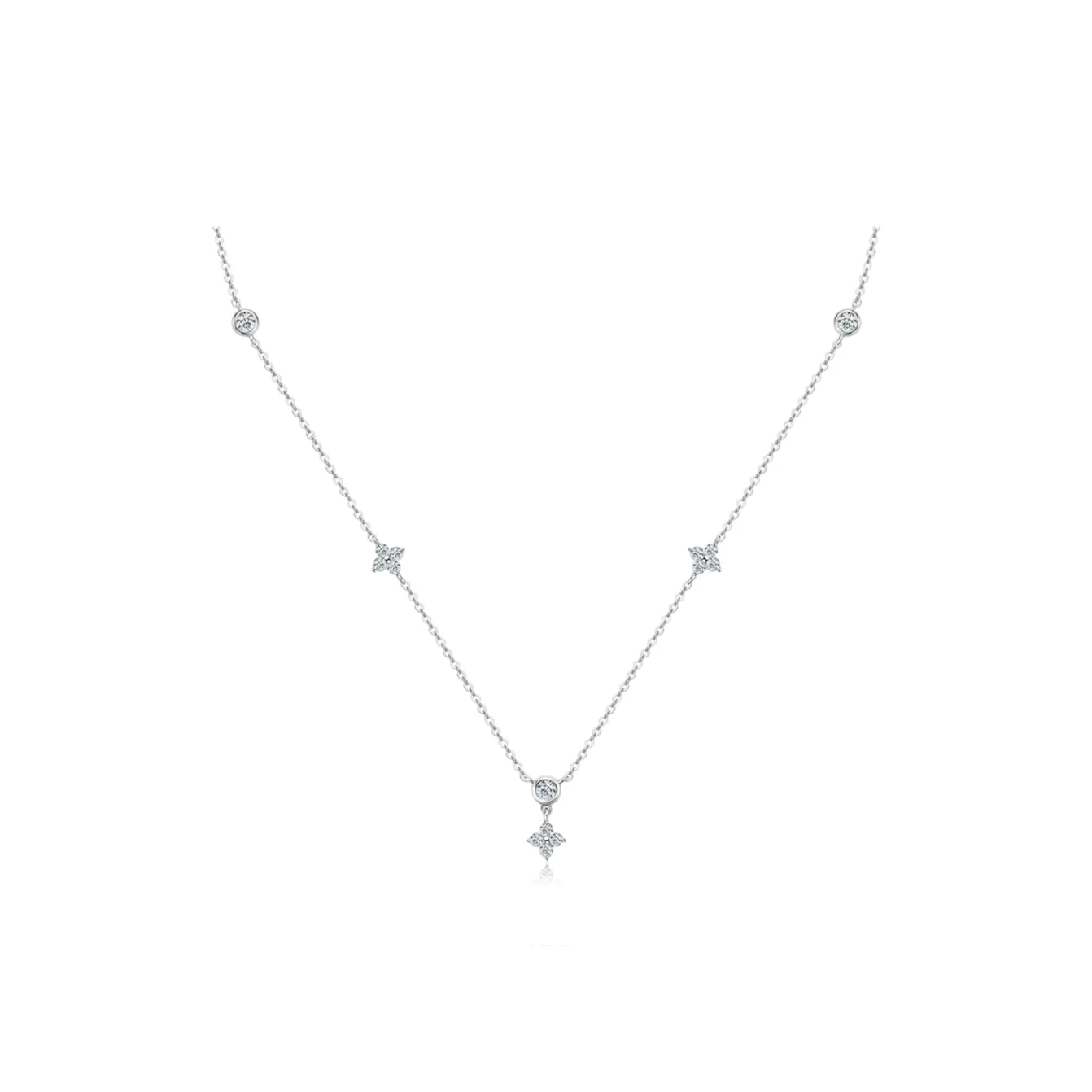 JUICY GRAPE Moissanite Necklaces Women's