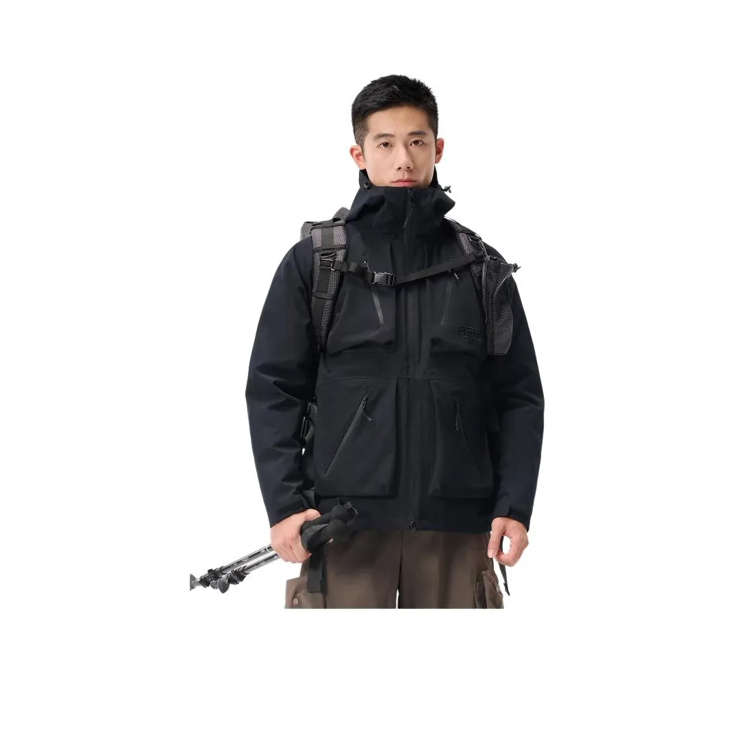 OUTDOOR PRODUCTS Ветрозащитный Дышащий Термический Ветровка Мужской Классический Черный