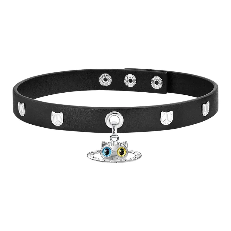 PEACE CAT Медные Ожерелья Женские