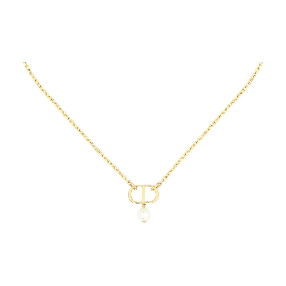 DIOR Metal Necklaces Women's Gold