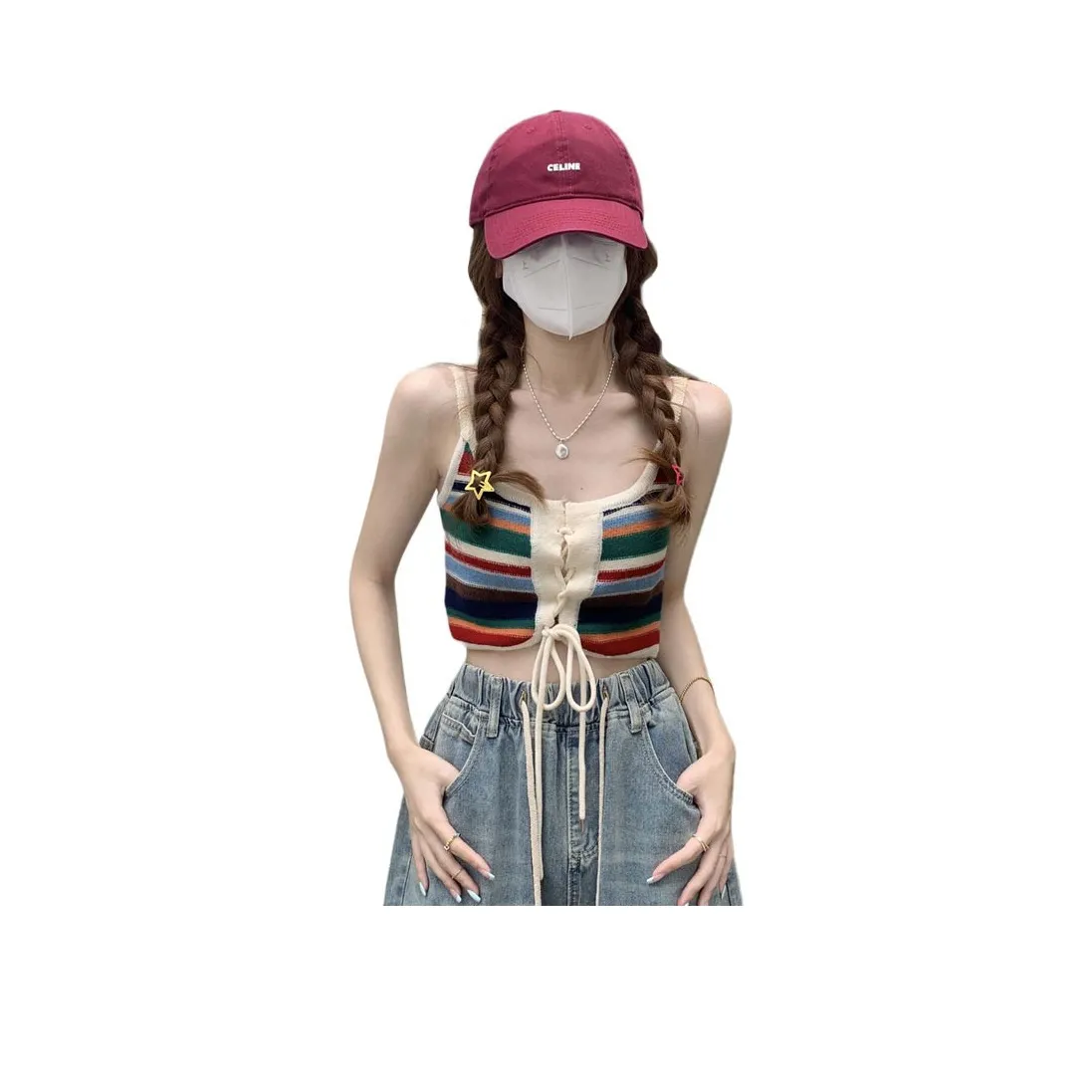 MINETTE Радужные Женские Топы