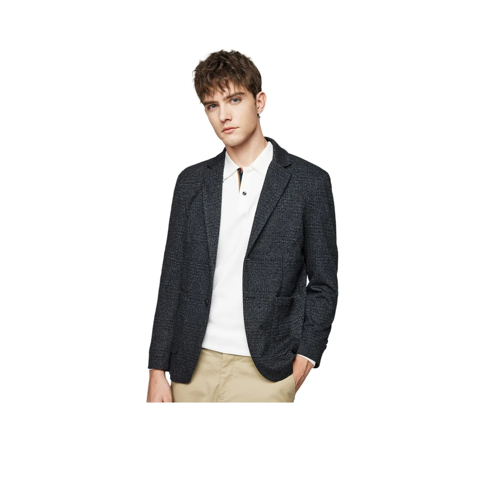 Red Bean Blazers Мужской Темно-Серый