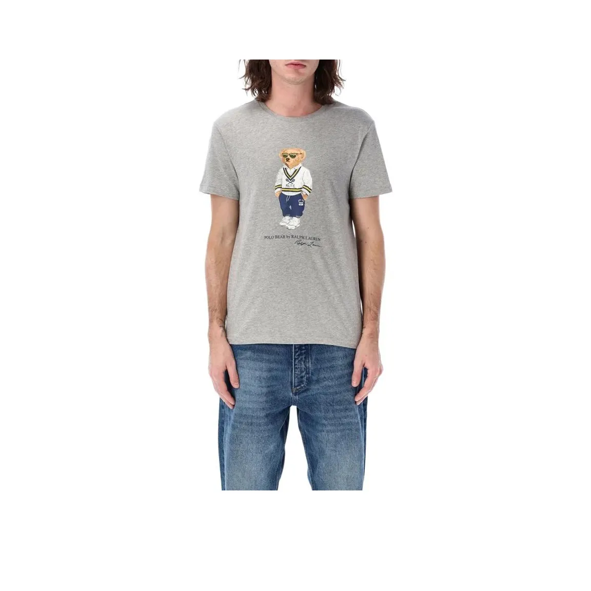 Polo Ralph Lauren T-Shirt Мужская Серого цвета